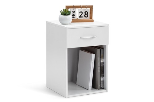 Table chevet blanc - table,