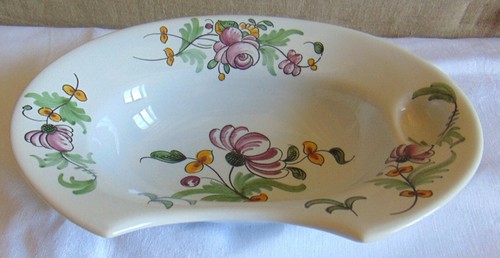 Plat barbe faience - plat,