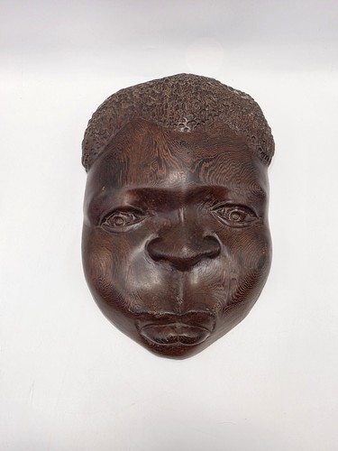 Masque africain congo rdc bois - africain,