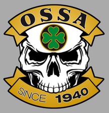 OSSA Skull Sticker vinyle