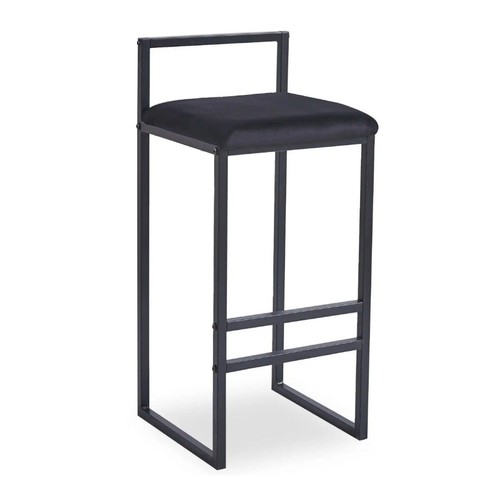 Tabouret bar velours - tabouret,