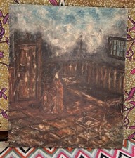 Artiste à identifier - Huile