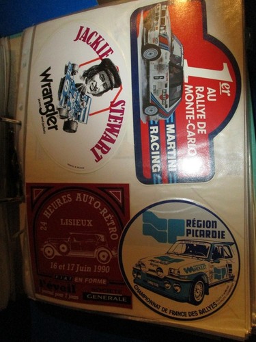 Lot autocollants sport auto - lot,