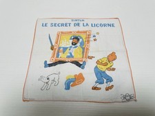 Tintin Fabric Handkerchief ORTF The Secret of the Unicorn