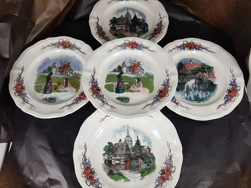 Sarreguemines lot assiettes - sarreguemines,,