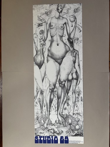 Ernst fuchs studio 1969 - fuchs,