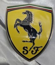 FERRARI 360 SPIDER COUPE PARTS FENDER SHIELD EMBLEM ORIGINAL