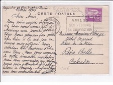 SPORTS: Boxing - autograph of Georges CARPENTIER (with correspondence) - postcard d