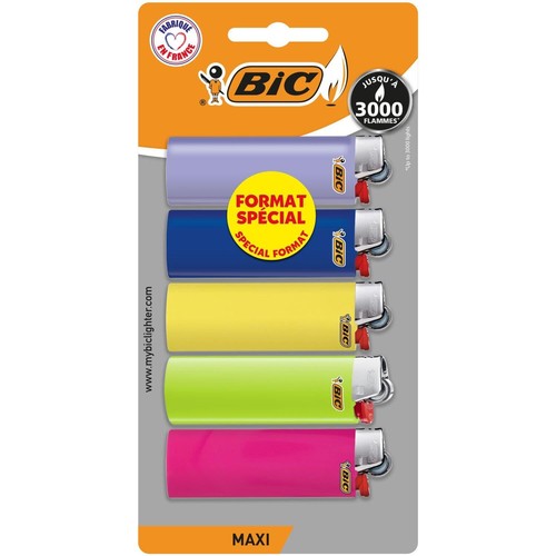 970038 bic blister 5 maxi - blister, de