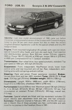 Ford Cosworth Car Picture