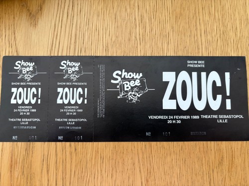 Billet ticket place - billet, concert