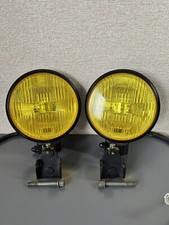 SUZUKI Jimny SAMURAI SANTANA CARIBBEAN Fog Lights Lamp Pair Yellow Glass Lens