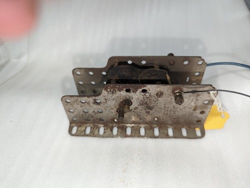 Teen working meccano motor - working,