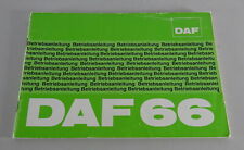 Operating instructions / manual DAF 66 incl. marathon, coupe, station wagon stand 10/1974