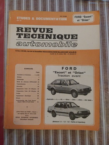 Revue technique ford - ford, 3