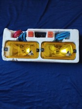  PAIRE PHARES LUMAX LONGUE PORTEE  ADDITIONNEL Neuf  18x9 Cms