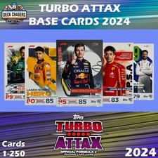 Topps Turbo Attax 2024 UK F1 - Base Cards #1 - #250 PICK YOUR CARDS