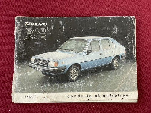 Volvo 343 345 manuel guide - 343,