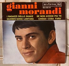 Gianni Morandi - I Ragazzi Dello Shake - 7" EP 4 Titres 1965 RCA Victor 86.456 M