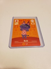 !SUPER SALE! Bob # 018 Animal Crossing Amiibo Card AUTHENTIC Series 1 NEW!!!