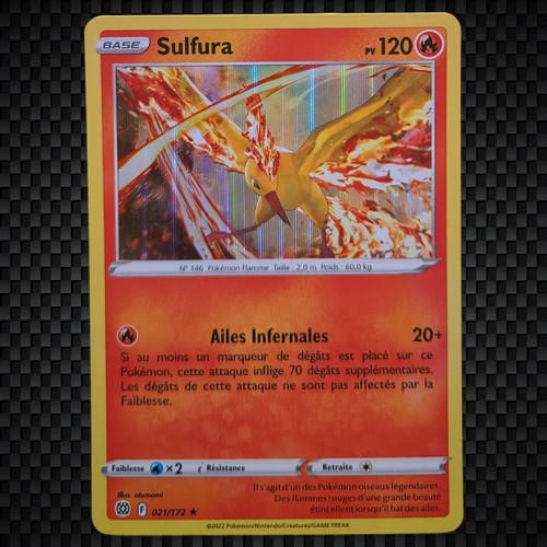 Cartes pokémon sulfura holo - cartes,