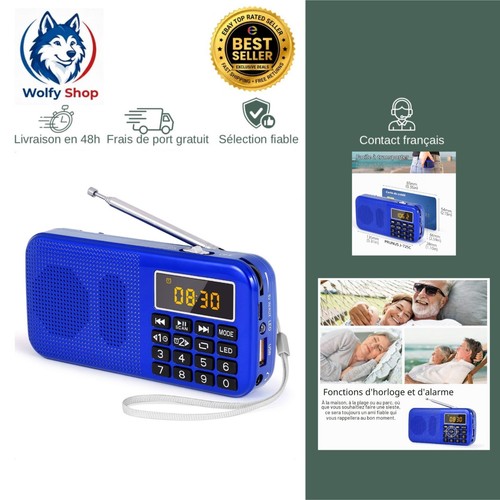 Prunus 725 radio portable fm - j-725,