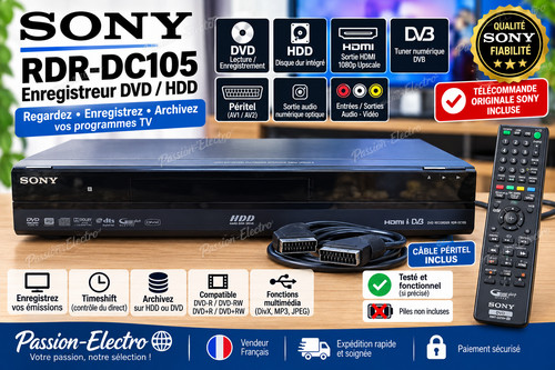 Sony rdr dc105 - sony, enregistreur