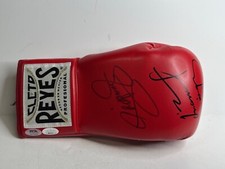 Manny  Pacquiao & Juan Manuel Marquez Signed RH Red Cleto Reyes Boxing Glove JSA