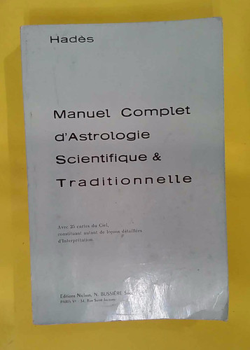 Manuel complet astrologie - manuel,