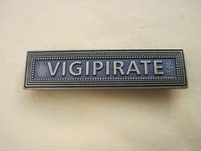 Agrafe  VIGIPIRATE  en bronze