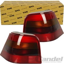 2X TYC Feux Arrières Fumé Rouge/Noir Pour VW GOLF 4 Jubi GTI R32