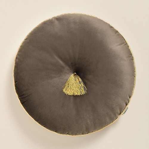 Coussin rond velours - coussin,