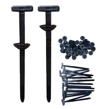 100 pièces attaches de câble en nylon pour fixation automobile sécurisée fon