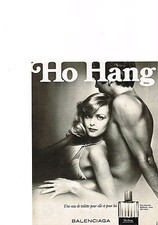 PUBLICITE  1978   BALENCIAGA   eau de toilette pour elle & lui   HO HANG