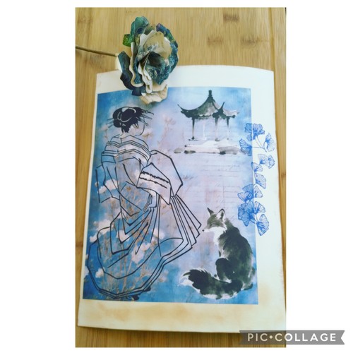 Tableau estampe japonaise - japonaise, fait