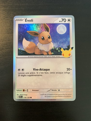 Carte pokémon holo - carte, evoli