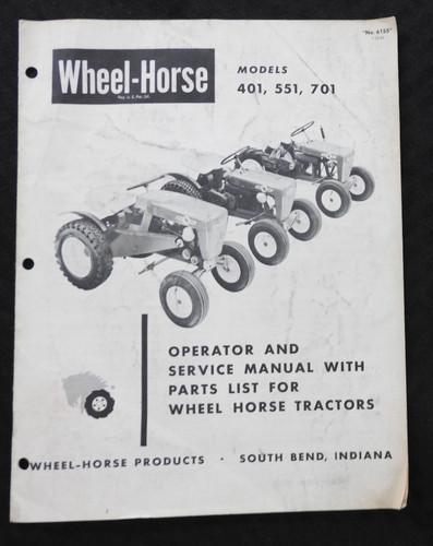 1961 wheel horse - 1961,