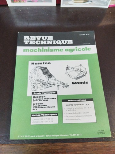 Revue technique machinisme - revue,