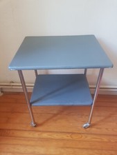 Vintage Industrial Wheeled Table / Dessert