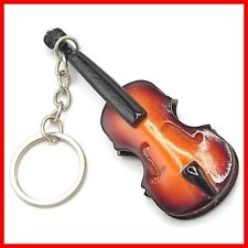 VIOLON PORTE CLÉ en BOIS FAIT