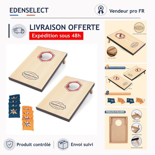 Jeu cornhole bois pour - en,