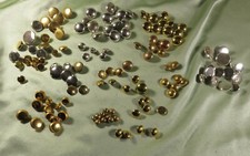  129 BUTTONS, silver & gold *10 to 24mm all TW&W including HM (19th century).
