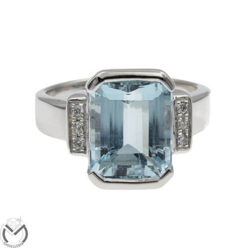 Bague blanc kt - bague,