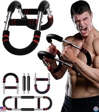 Adjustable 40-120lb Forearm Trainer Bar, Portable Chest Workout Equipment