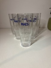 6 verres de bière  MAES 25 Cl