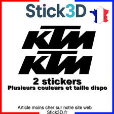 Lot de 2 Stickers KTM  Moto