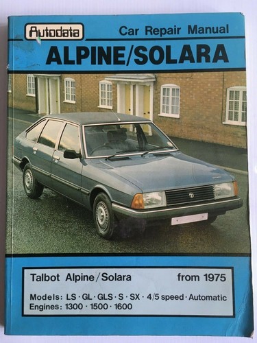 Autodata talbot alpine - autodata, /