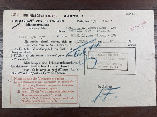 Guy lacroix 1944 société - lacroix,