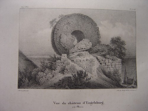 Lithographie château - lithographie,