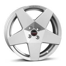 Jantes Borbet A 7.5x17 ET20 4x108 SIL pour Peugeot 1007 206 207 208 3008 307 308
